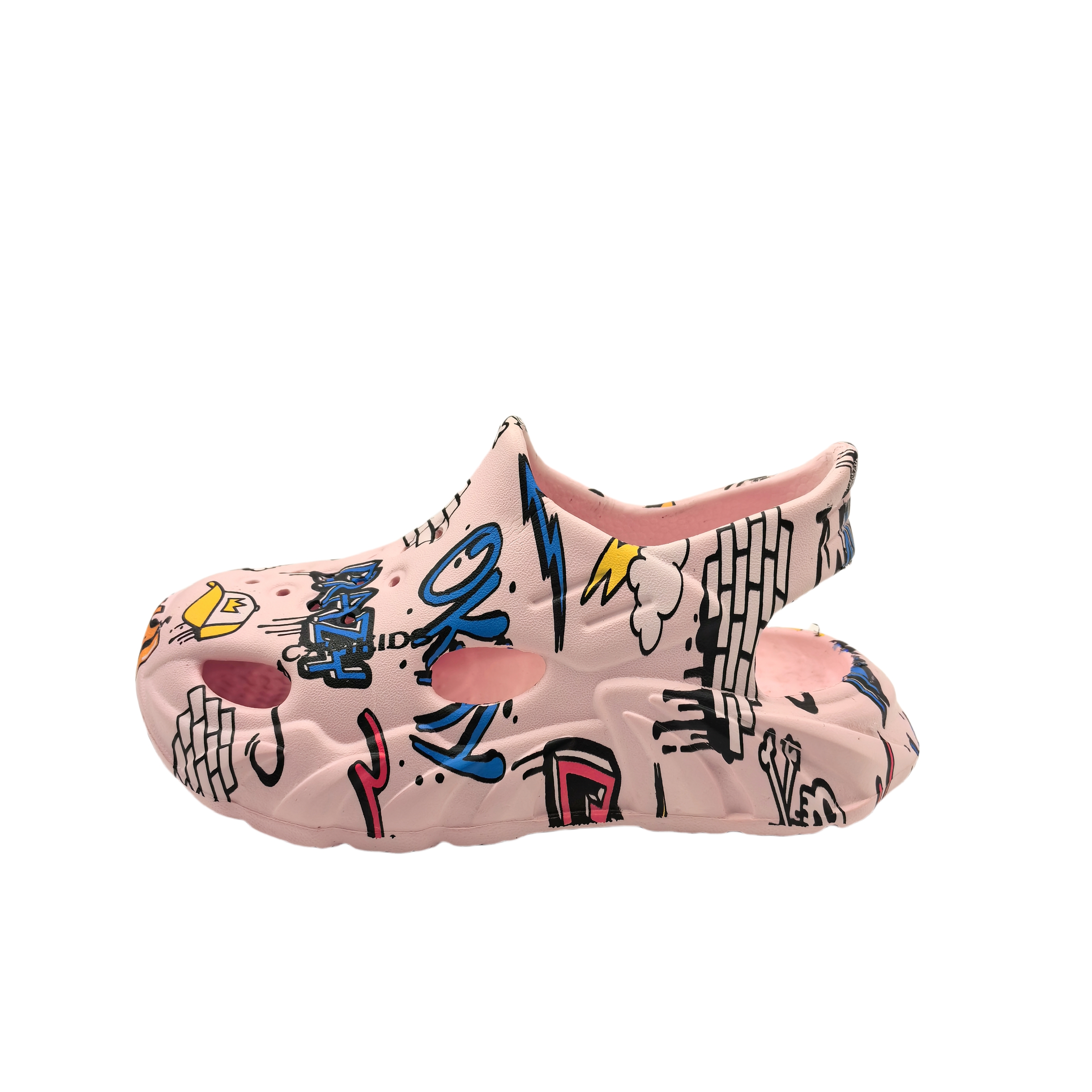 Детские сандалии с низким верхом, нескользящие и дышащие CAMKIDS, розовый 
Детские сандалии с низким верхом, нескользящие и дышащие CAMKIDS, розовый