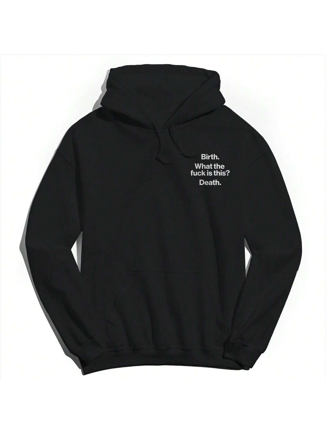 Пуловер хлопковый Pop Creature Birth/Death с капюшоном и рисунком, черный
Пуловер хлопковый Pop Creature Birth/Death с капюшоном и рисунком, черный