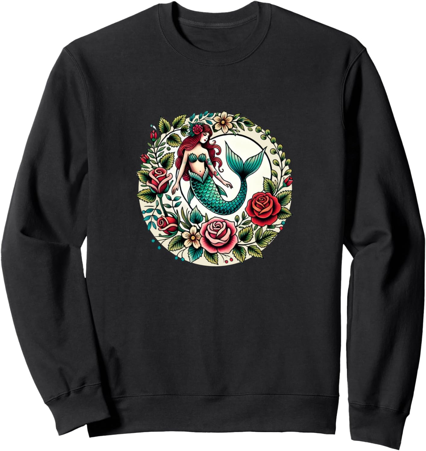 Винтажная иллюстрация русалки, толстовка с татуировкой русалки Retro Mermaid Seas Snugg, черный
Винтажная иллюстрация русалки, толстовка с татуировкой русалки Retro Mermaid Seas Snugg, черный