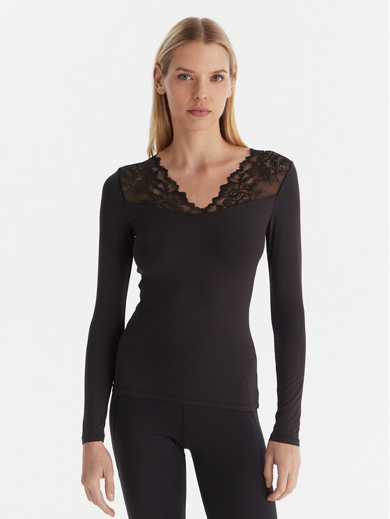 Пижамная футболка slim fit 19487 Ysabel Mora, черный
Пижамная футболка slim fit 19487 Ysabel Mora, черный