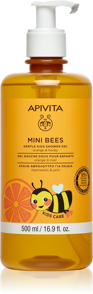 Гель для душа Mini Bees gentle kids, апельсин и мед, гель для душа для тела и волос для детей Apivita, 500 мл
Гель для душа Mini Bees gentle kids, апельсин и мед, гель для душа для тела и волос для детей Apivita, 500 мл