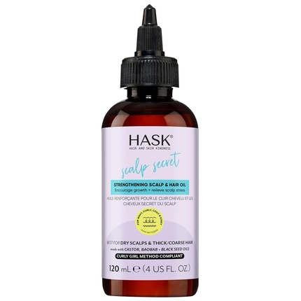 Укрепляющее масло для кожи головы и волос Texture Series с касторовым маслом, маслом баобаба и черным маслом Hask
Укрепляющее масло для кожи головы и волос Texture Series с касторовым маслом, маслом баобаба и черным маслом Hask