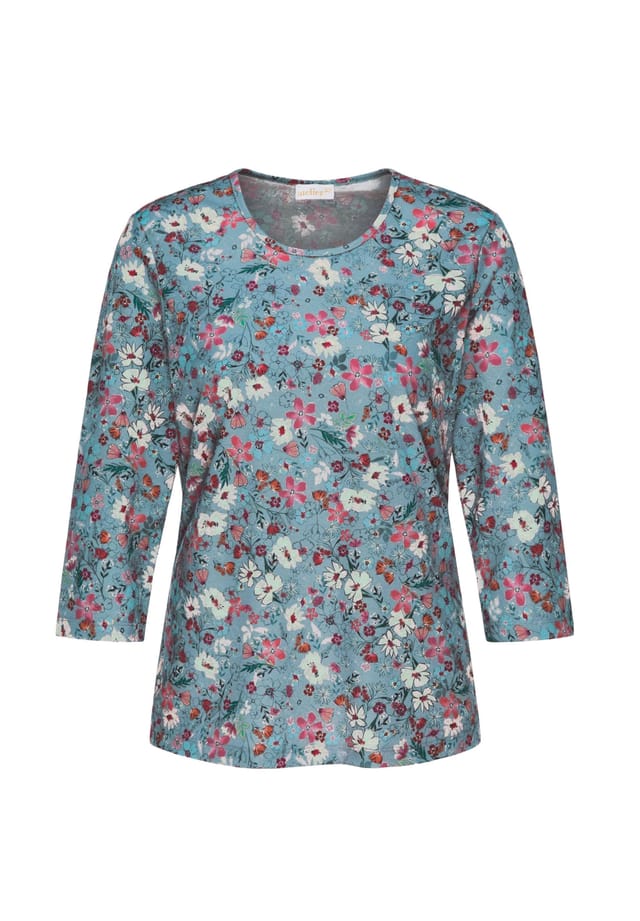 Короткий размер: рубашка с изысканным принтом и рукавами 3/4. Goldner, мультиколор
Короткий размер: рубашка с изысканным принтом и рукавами 3/4. Goldner, мультиколор