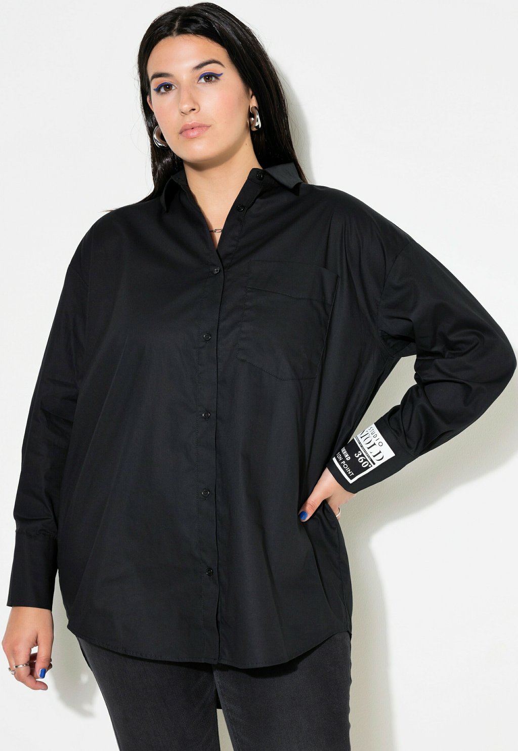 Блузка на пуговицах Studio Untold, черный
Блузка на пуговицах Studio Untold, черный