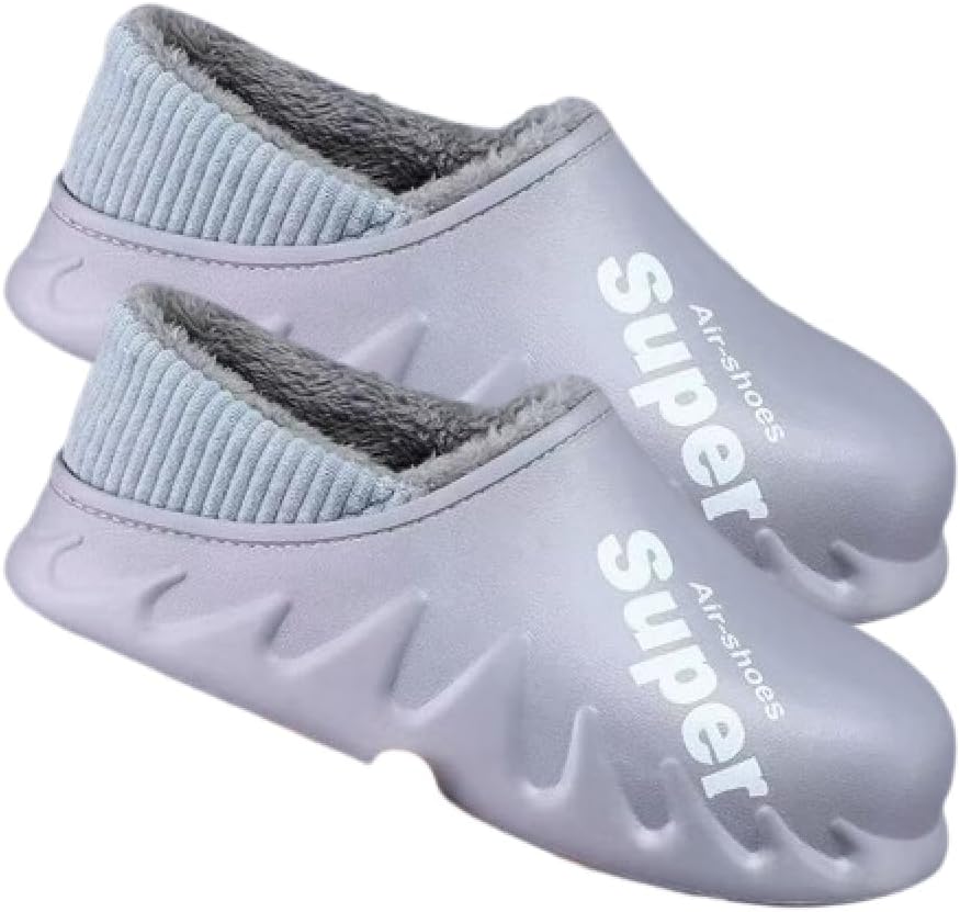 Мужские мягкие, теплые, пушистые домашние тапочки премиум-класса с закрытой пяткой и нескользящей подошвой Generic, серый
Мужские мягкие, теплые, пушистые домашние тапочки премиум-класса с закрытой пяткой и нескользящей подошвой Generic, серый