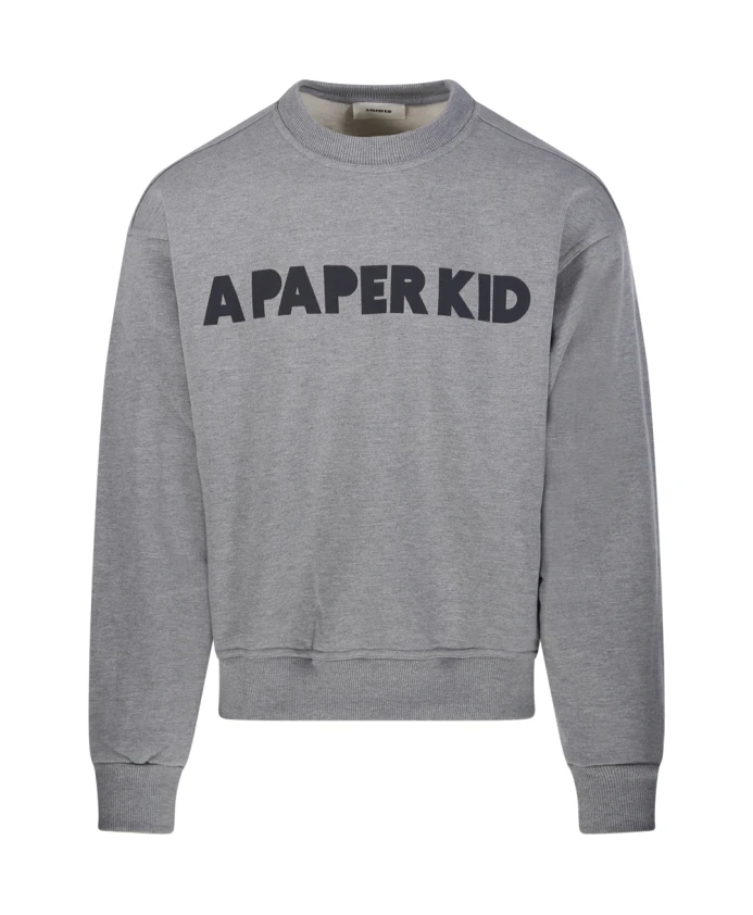 Меланжевая серая толстовка A Paper Kid, серый
Меланжевая серая толстовка A Paper Kid, серый