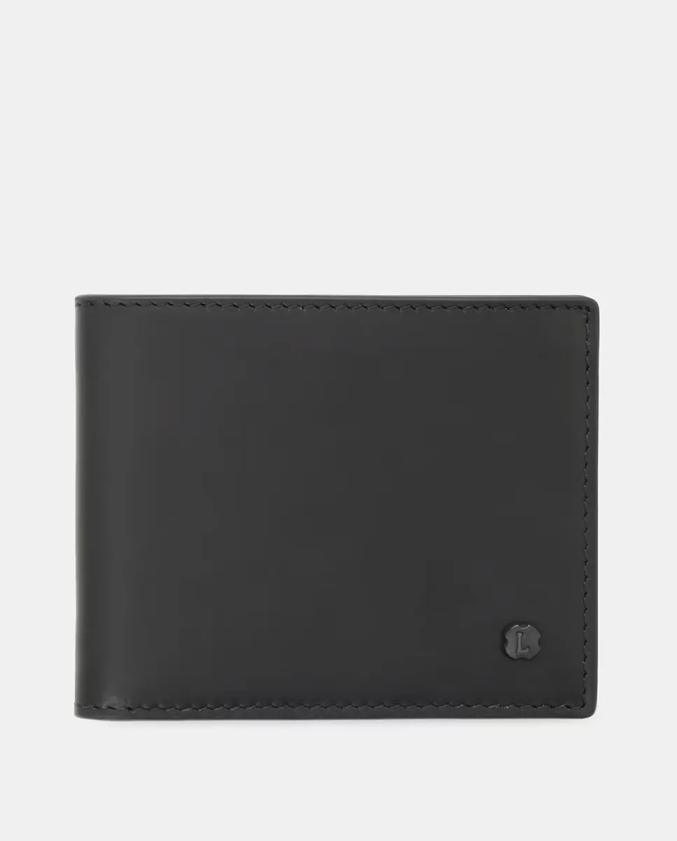 Мужской кошелек из черной воловьей кожи Lottusse, чёрный
Мужской кошелек из черной воловьей кожи Lottusse, чёрный