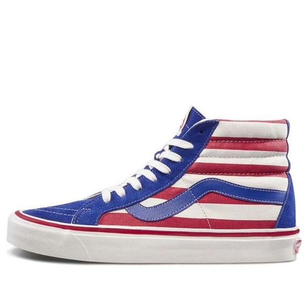 Кроссовки sk8-hi 38 dx 'anaheim factory - stripes' Vans, синий
Кроссовки sk8-hi 38 dx 'anaheim factory - stripes' Vans, синий
