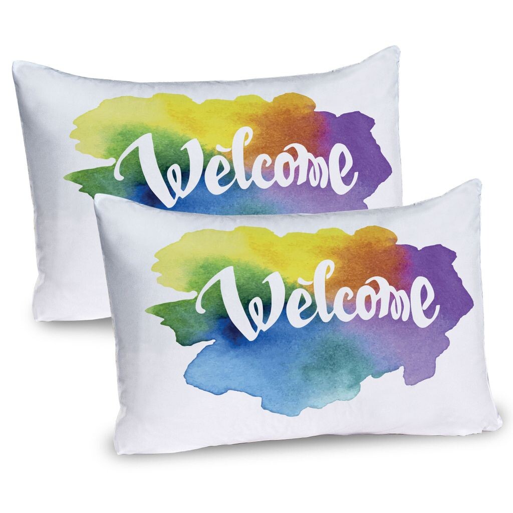 ABAKUHAUS Welcome Чехлы для подушек, набор из 2 шт., Добро пожаловать, нарисованные от руки надписи на фоне акварельного искусства в винтажном стиле, Чехол для подушки с декоративным принтом, 80 x 40 см, Многоцветный
ABAKUHAUS Welcome Чехлы для подушек, набор из 2 шт., Добро пожаловать, нарисованные от руки надписи на фоне акварельного искусства в винтажном стиле, Чехол для подушки с декоративным принтом, 80 x 40 см, Многоцветный