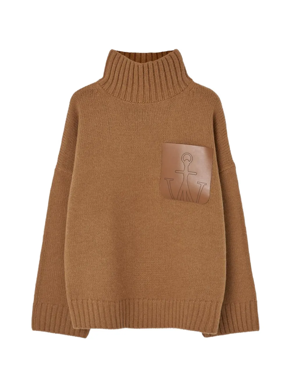 Свитер с кожаными накладными карманами Jw Anderson, бежевый
Свитер с кожаными накладными карманами Jw Anderson, бежевый