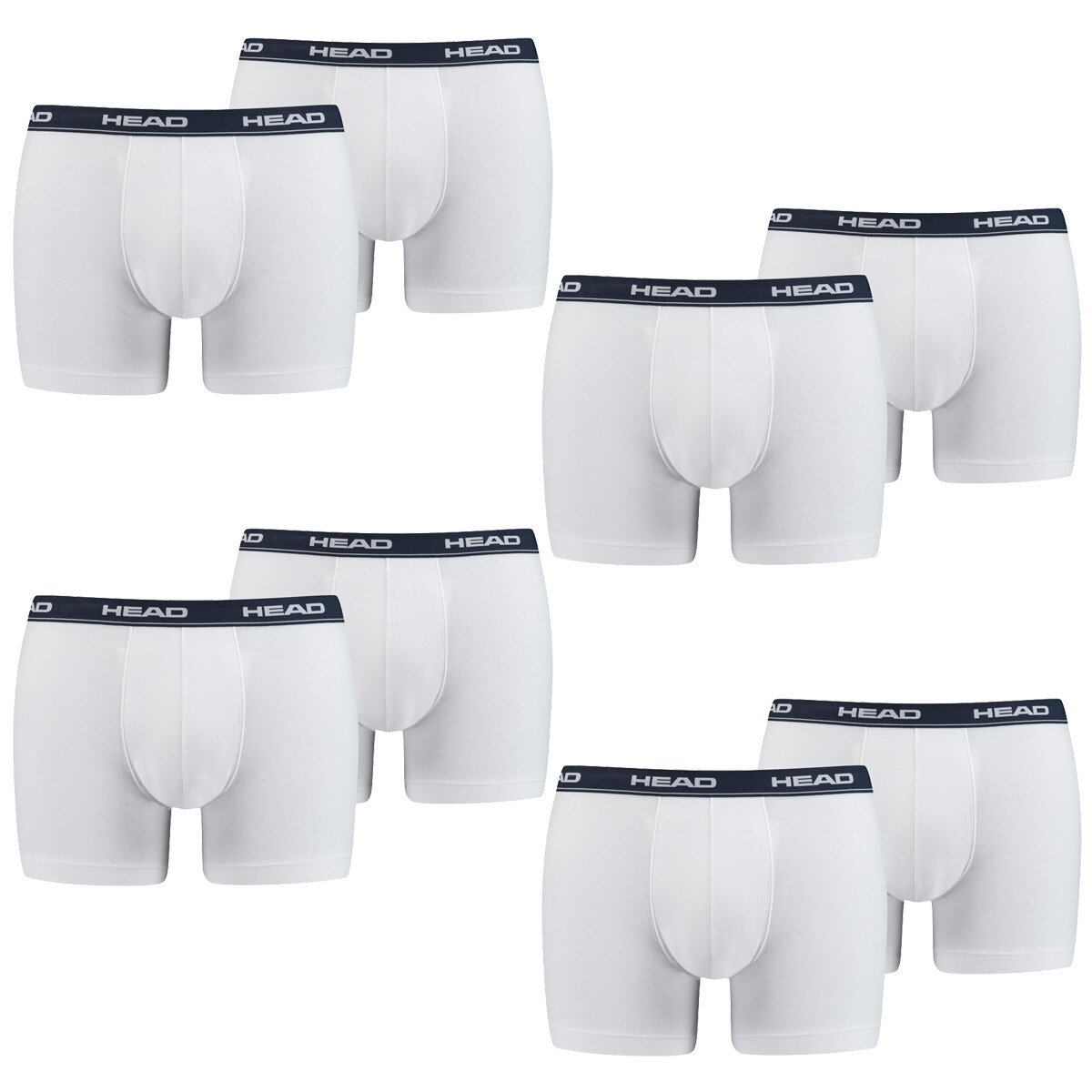 Боксеры HEAD Boxershorts 8 шт, цвет 310 - White
Боксеры HEAD Boxershorts 8 шт, цвет 310 - White