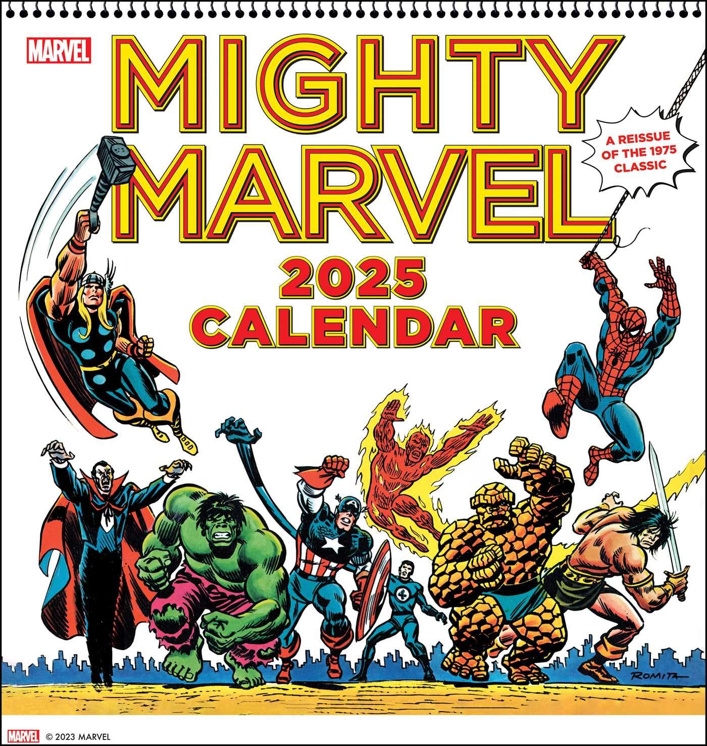 Mighty Marvel 2025 Wall Calendar: A Reissue of the 1975 Classic (Harry N Abrams Inc.)
Mighty Marvel 2025 Wall Calendar: A Reissue of the 1975 Classic (Harry N Abrams Inc.)
