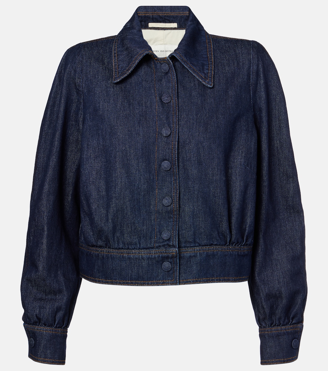 Укороченная джинсовая куртка Dries Van Noten, индиго
Укороченная джинсовая куртка Dries Van Noten, индиго