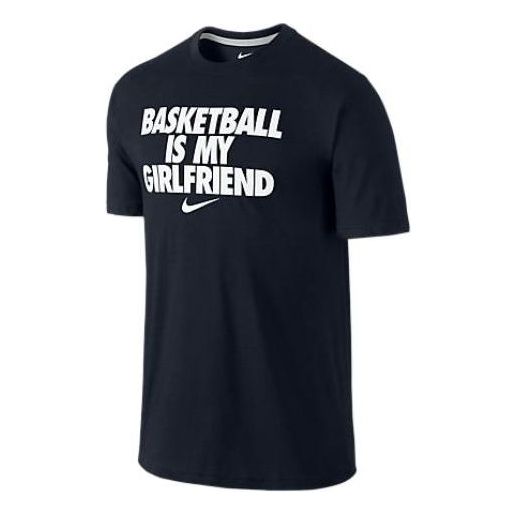 Футболка men's basketball is my girl friend slogan logo printing solid color round neck short sleeve black Nike, мультиколор
Футболка men's basketball is my girl friend slogan logo printing solid color round neck short sleeve black Nike, мультиколор