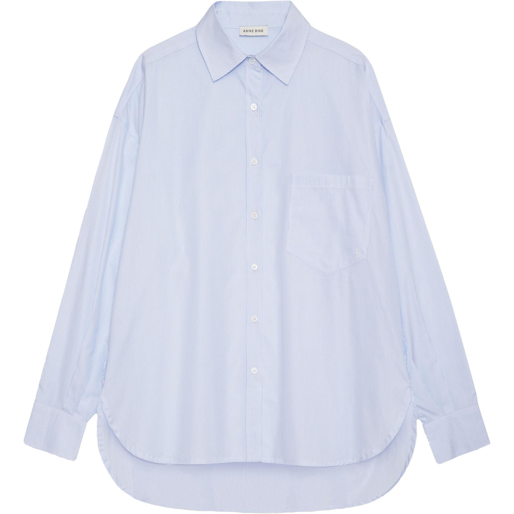 Рубашка Chrissy в полоску Anine Bing, светло-голубой
Рубашка Chrissy в полоску Anine Bing, светло-голубой