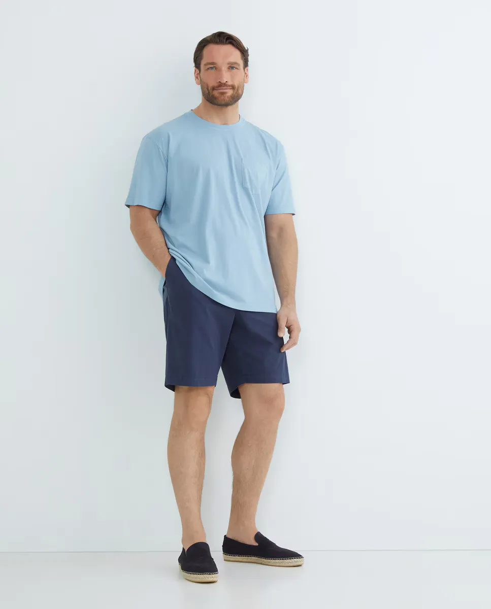 Мужские шорты-бермуды, поплин, большие размеры, 100% хлопок Emidio Tucci, темно-синий
Мужские шорты-бермуды, поплин, большие размеры, 100% хлопок Emidio Tucci, темно-синий