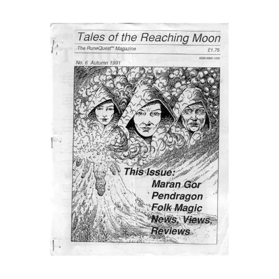 Журнал #6 "Manar Gor, Pendragon, Folk Magic", Tales of the Reaching Moon Magazine (Glorantha/RuneQuest)
Журнал #6 "Manar Gor, Pendragon, Folk Magic", Tales of the Reaching Moon Magazine (Glorantha/RuneQuest)