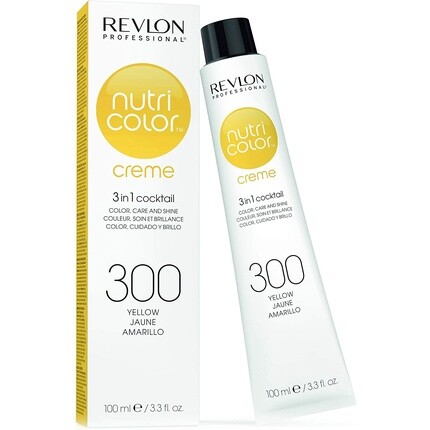 Professional Nutri Color Creme Color Care Желтый 100мл, Revlon
Professional Nutri Color Creme Color Care Желтый 100мл, Revlon