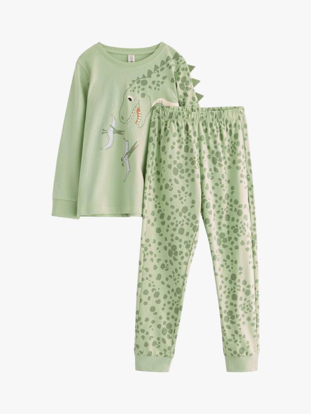 Детский пижамный набор из хлопка с динозаврами Thread Baby Lindex, Light Dusty Green
Детский пижамный набор из хлопка с динозаврами Thread Baby Lindex, Light Dusty Green