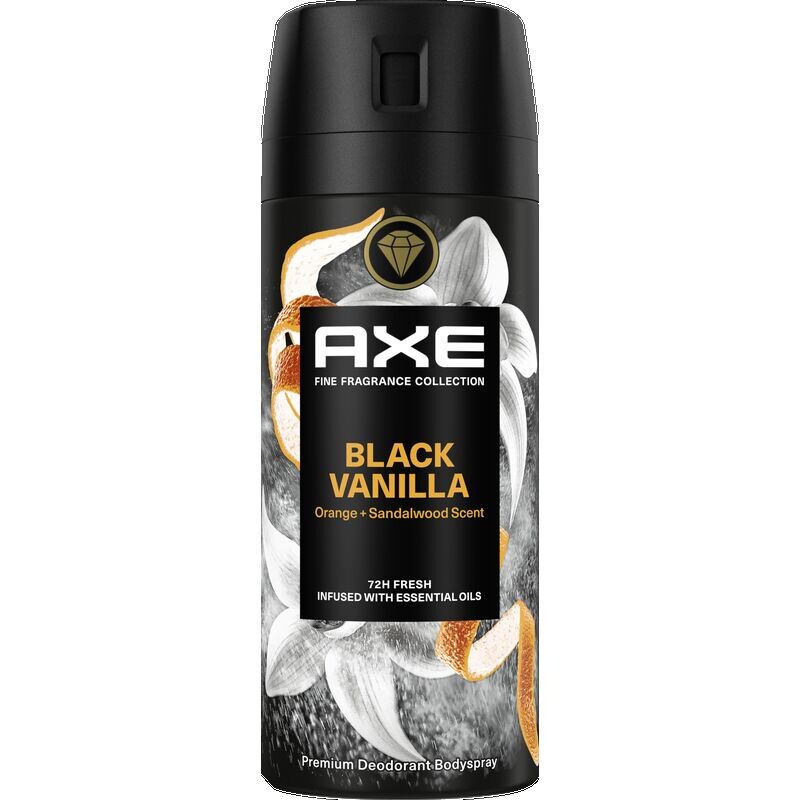 Спрей для тела Черная Ваниль AXE, 150 ml 
Спрей для тела Черная Ваниль AXE, 150 ml