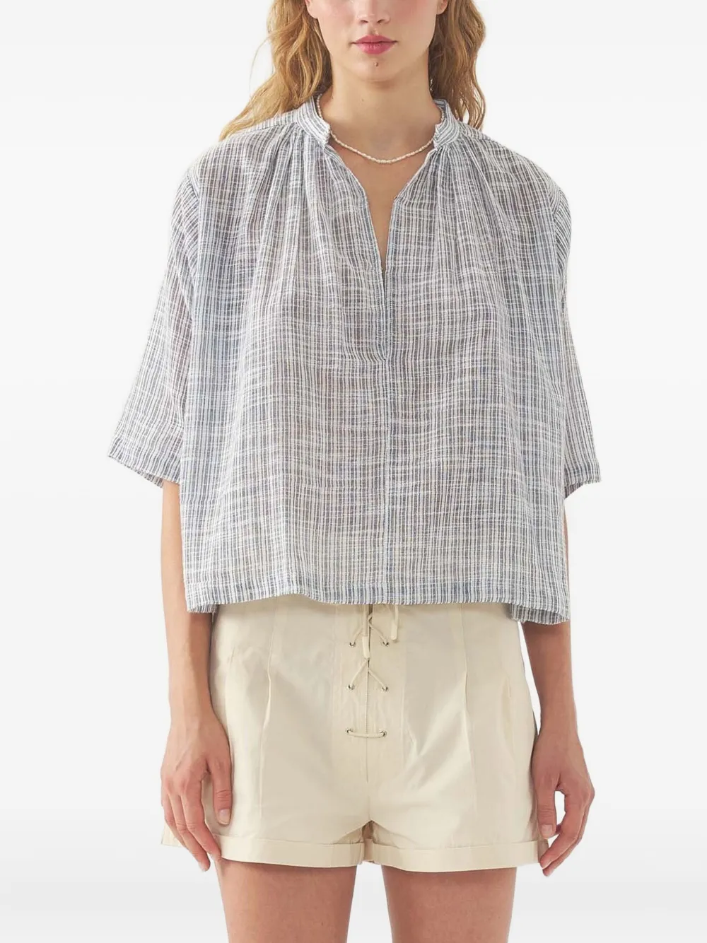 Хлопковая блузка Antik Batik, серый
Хлопковая блузка Antik Batik, серый