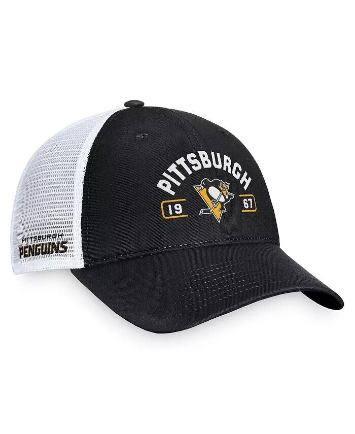 Мужская черная/белая регулируемая кепка Pittsburgh Penguins Free Kick Trucker Fanatics, черный
Мужская черная/белая регулируемая кепка Pittsburgh Penguins Free Kick Trucker Fanatics, черный