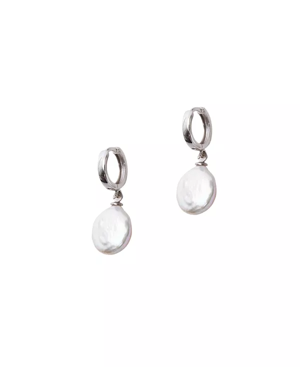 Серьги-Кольца из обработанного пресноводного культивированного барочного жемчуга Spero London, silver
Серьги-Кольца из обработанного пресноводного культивированного барочного жемчуга Spero London, silver