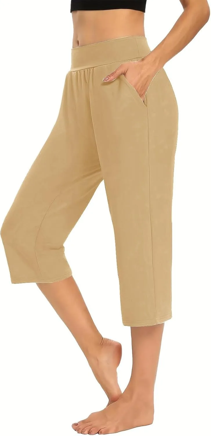 Высокие капри для женщин с карманами и контролем живота GOHRSHA
Высокие капри для женщин с карманами и контролем живота GOHRSHA