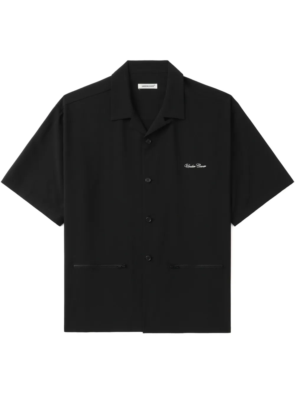 Рубашка с вышитым логотипом Undercover, черный
Рубашка с вышитым логотипом Undercover, черный