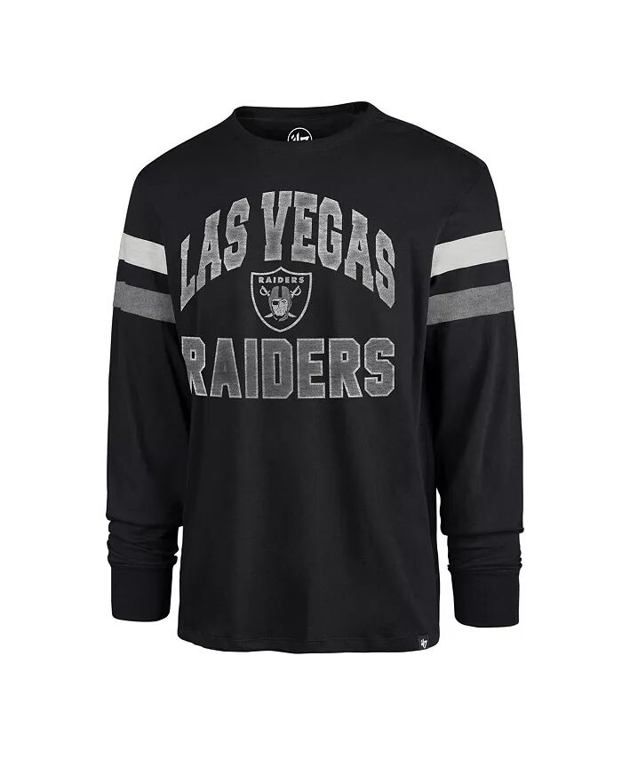 Мужская черная потертая футболка с длинным рукавом Las Vegas Raiders Irving '47 Brand
Мужская черная потертая футболка с длинным рукавом Las Vegas Raiders Irving '47 Brand