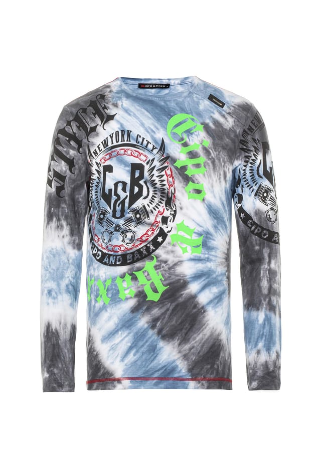 Рубашка с длинными рукавами и крутым фирменным принтом. Cipo & Baxx, синий
Рубашка с длинными рукавами и крутым фирменным принтом. Cipo & Baxx, синий