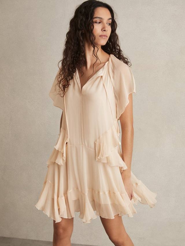 Платье мини Lexie с рюшами Reiss, Pale Pink
Платье мини Lexie с рюшами Reiss, Pale Pink