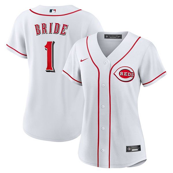 Женская белая реплика домашней футболки Cincinnati Reds #1 Bride Nike, Белый, Женская белая реплика домашней футболки Cincinnati Reds #1 Bride Nike
Женская белая реплика домашней футболки Cincinnati Reds #1 Bride Nike, Белый, Женская белая реплика домашней футболки Cincinnati Reds #1 Bride Nike