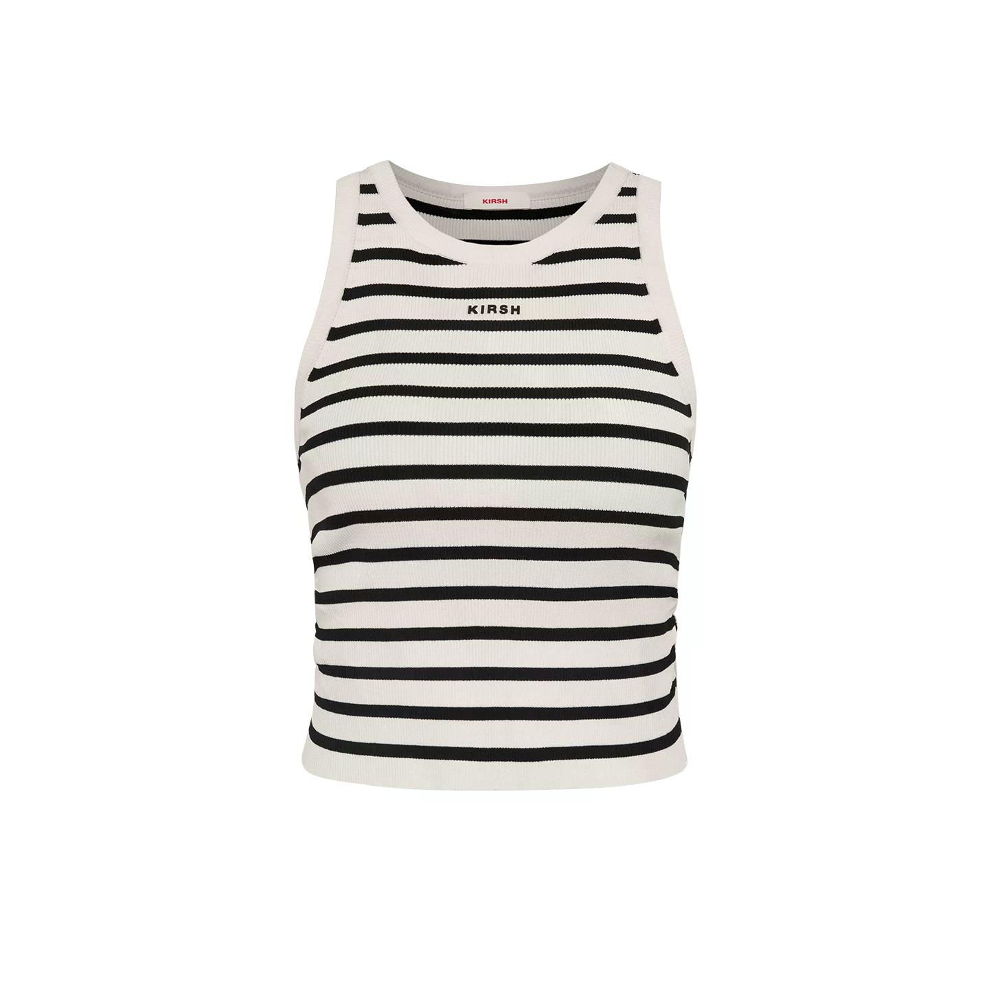 KIRSH Майка-топ женская в черно-белую полоску
KIRSH Майка-топ женская в черно-белую полоску
