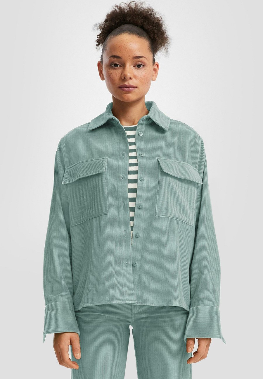 Блуза QS Button-down blouse, Pastelltürkis/Turquoise
Блуза QS Button-down blouse, Pastelltürkis/Turquoise