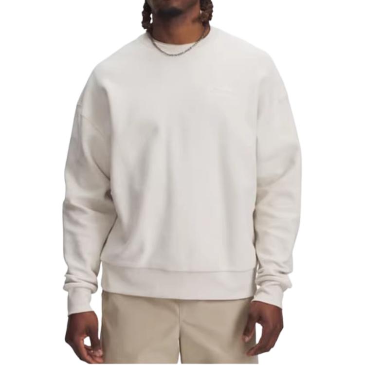 Under Armour Мужская толстовка цвета слоновой кости с круглым вырезом, средней толщины
Under Armour Мужская толстовка цвета слоновой кости с круглым вырезом, средней толщины