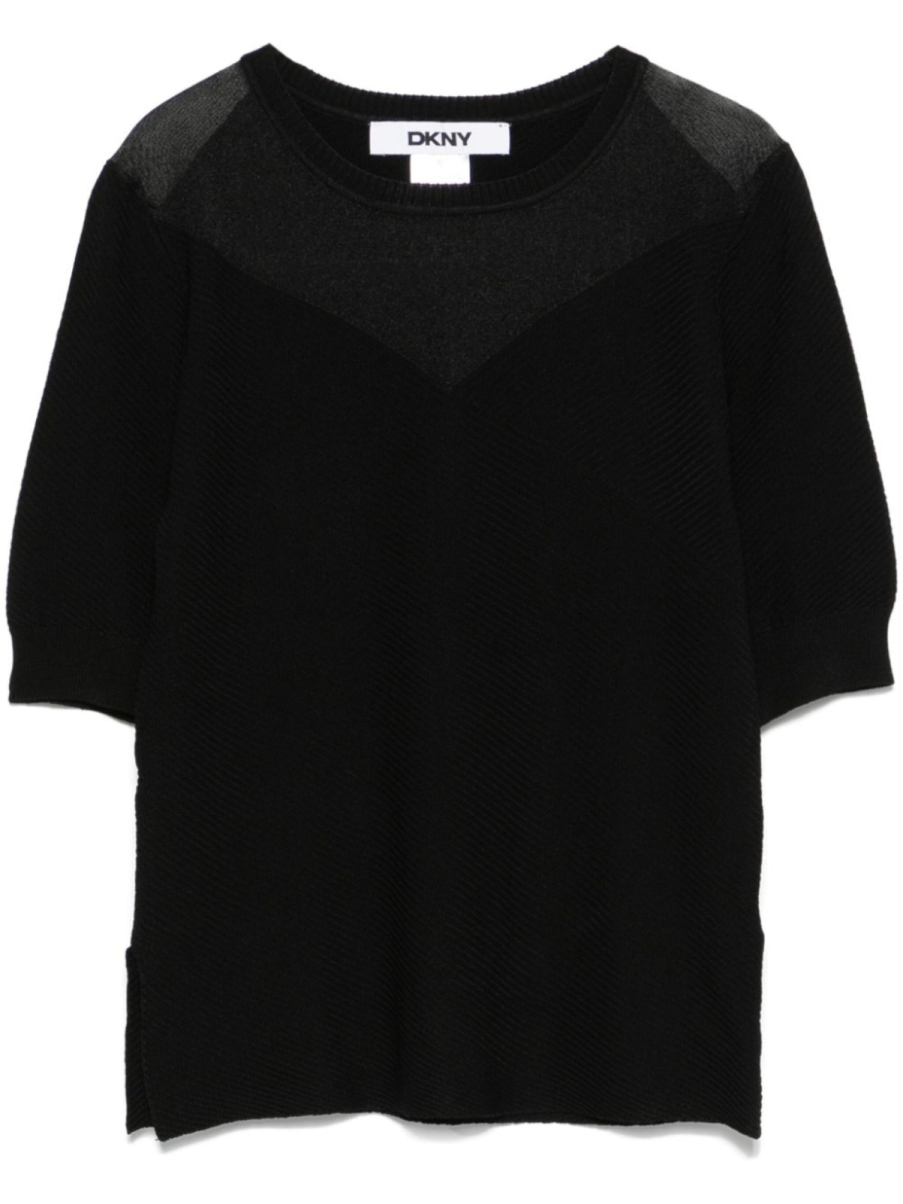 DKNY футболка с прозрачными вставками, черный
DKNY футболка с прозрачными вставками, черный