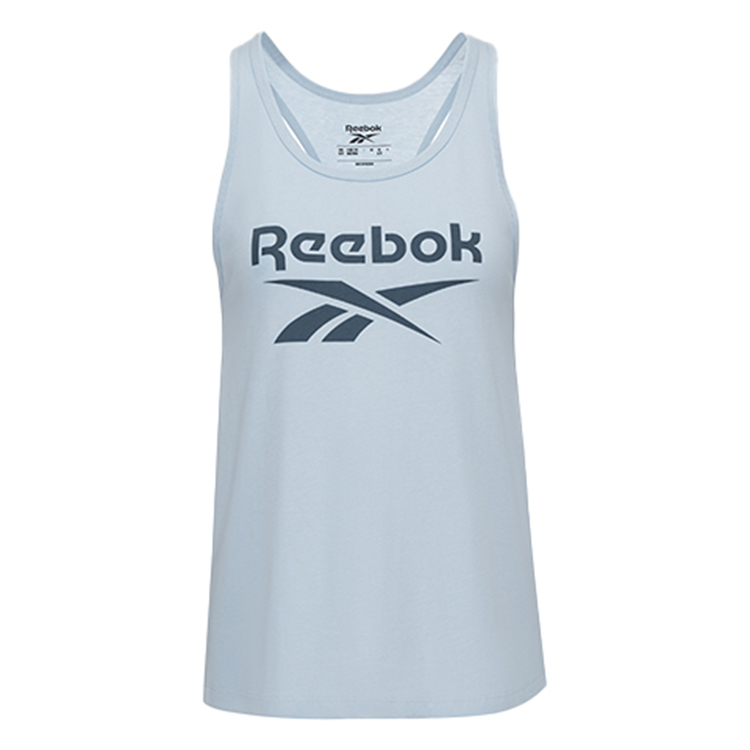Футболка спортивная женская светло-голубая Reebok 
Футболка спортивная женская светло-голубая Reebok