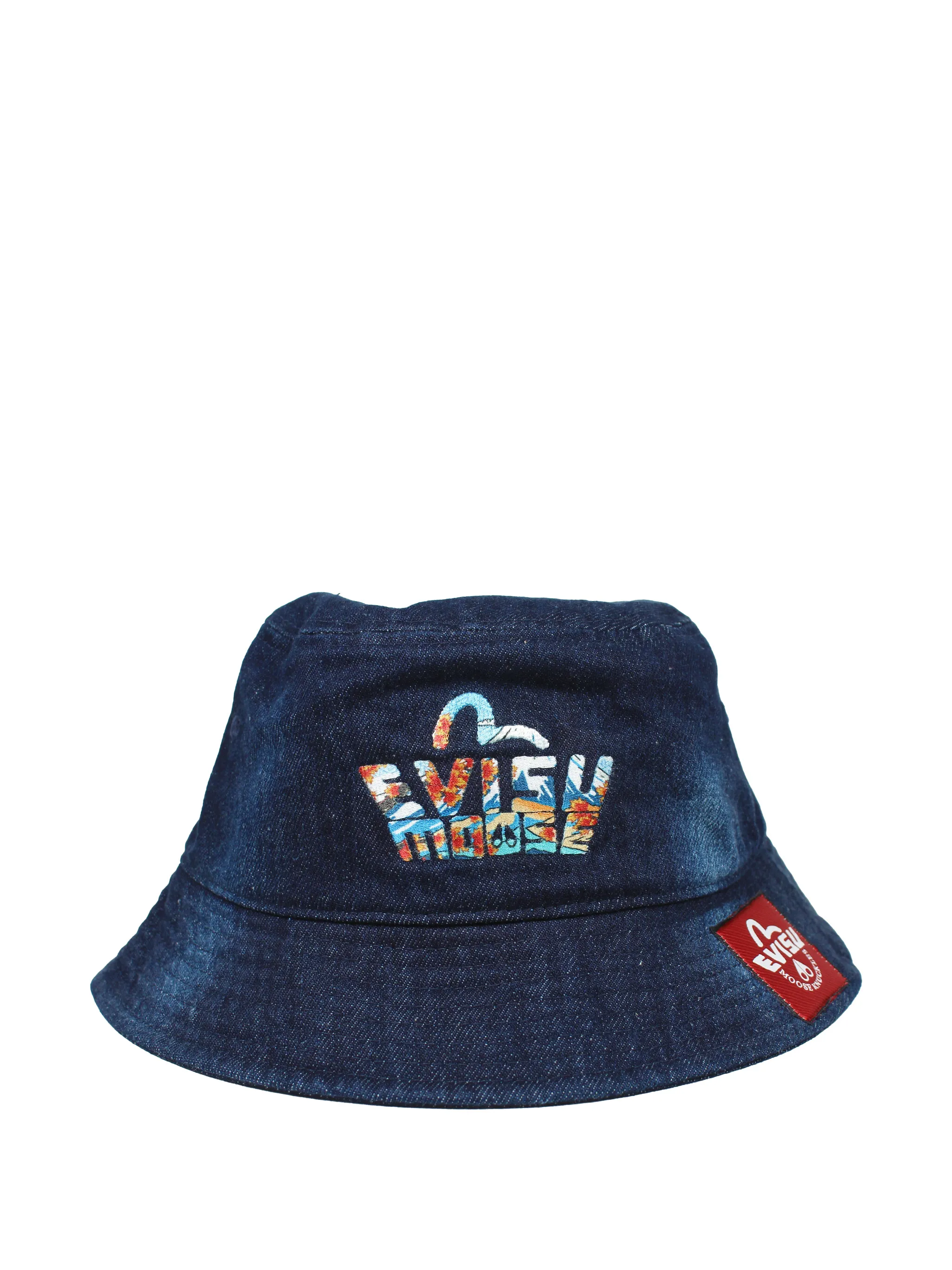 Панама с вышивкой из коллаборации с Moose Knuckles Evisu, синий
Панама с вышивкой из коллаборации с Moose Knuckles Evisu, синий