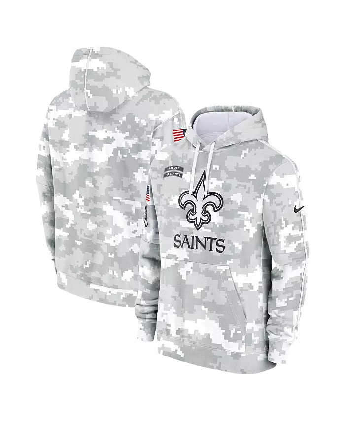 Мужской худи с капюшоном New Orleans Saints 2024 Salute to Service Club Fleece в арктическом камуфляже Nike
Мужской худи с капюшоном New Orleans Saints 2024 Salute to Service Club Fleece в арктическом камуфляже Nike