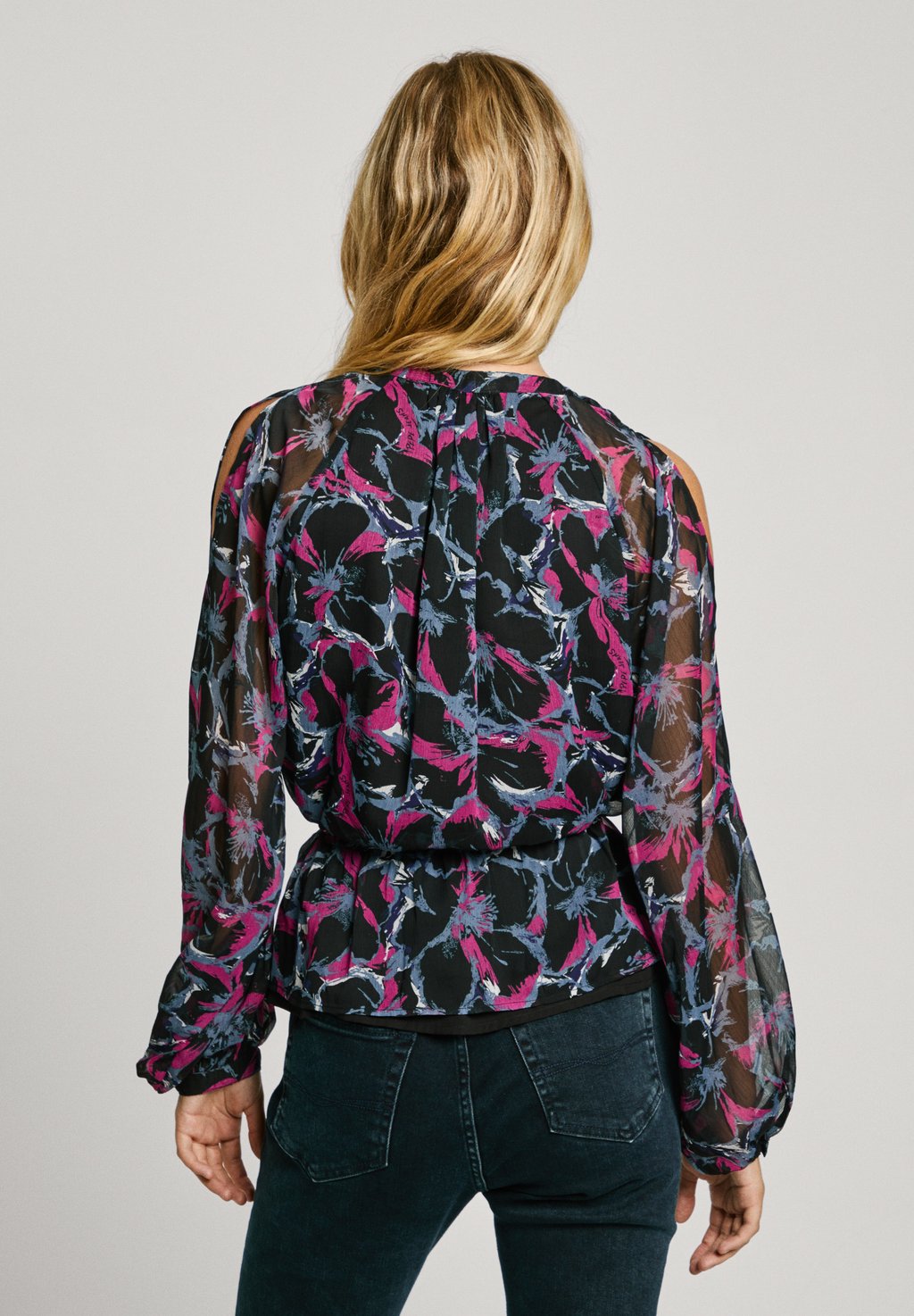 Блузка на пуговицах AVERY Pepe Jeans, черный 
Блузка на пуговицах AVERY Pepe Jeans, черный