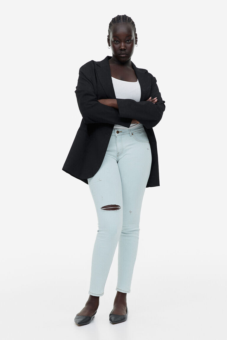 Джеггинсы с низкой лодыжкой H&M, синий
Джеггинсы с низкой лодыжкой H&M, синий