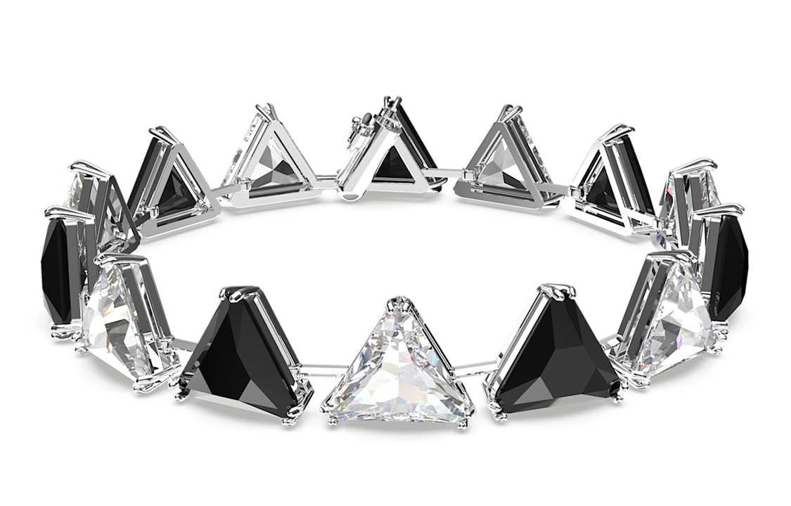 Браслет Milenia Crystal с треугольными вставками Swarovski, черный
Браслет Milenia Crystal с треугольными вставками Swarovski, черный