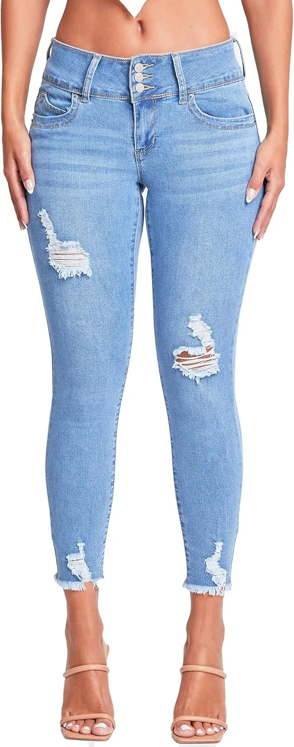 YMI Womens Wannabettabutt джинсы скинни 3-пуговичные mid-rise с рваным краем
YMI Womens Wannabettabutt джинсы скинни 3-пуговичные mid-rise с рваным краем