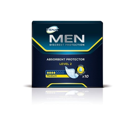 Анатомические вставки, 10 шт. Tena, Men Medium
Анатомические вставки, 10 шт. Tena, Men Medium