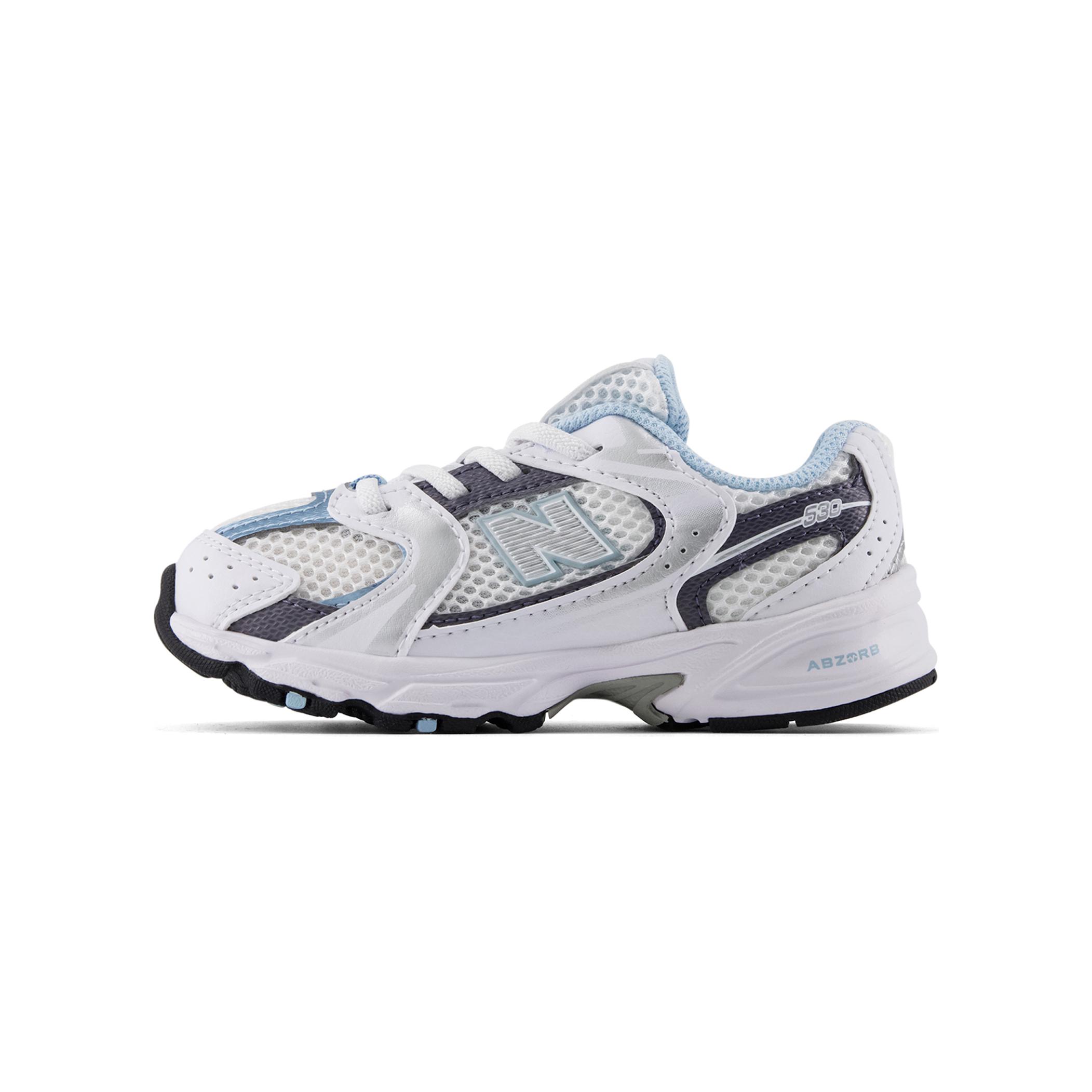 New Balance Кроссовки NB 530 MR530 Abrasion Resistant Low Top для малышей бело-серые
New Balance Кроссовки NB 530 MR530 Abrasion Resistant Low Top для малышей бело-серые
