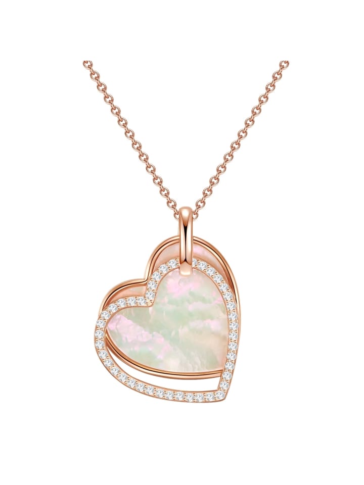Rafaela Donata Колье в форме сердца, серебро 925 пробы, кубический цирконий, перламутр в оправе из розового золота
Rafaela Donata Колье в форме сердца, серебро 925 пробы, кубический цирконий, перламутр в оправе из розового золота