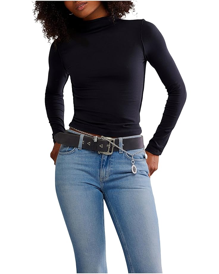 Женская блузка с длинным рукавом Free People Kenzie, Black
Женская блузка с длинным рукавом Free People Kenzie, Black