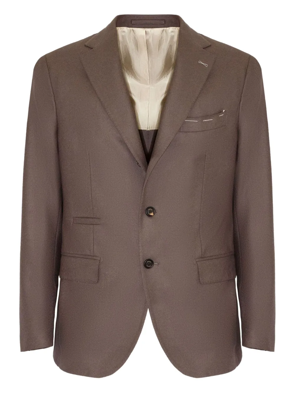 Шерстяной пиджак с декоративной строчкой Eleventy, коричневый
Шерстяной пиджак с декоративной строчкой Eleventy, коричневый