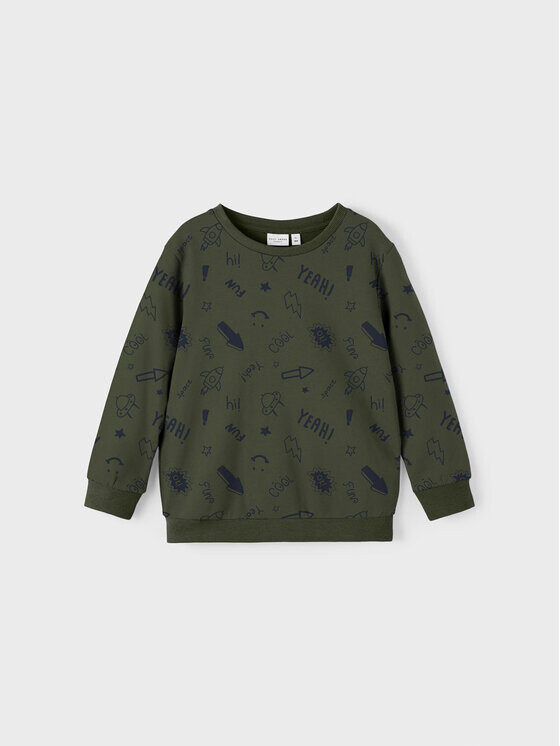 Толстовка свободного кроя Name It, зеленый
Толстовка свободного кроя Name It, зеленый